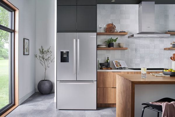 bosch stainless steel energy efficient refrigerators