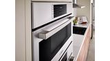 Stainless steel wall oven zoomed