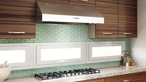 Bosch undercabinet hood with cooktop