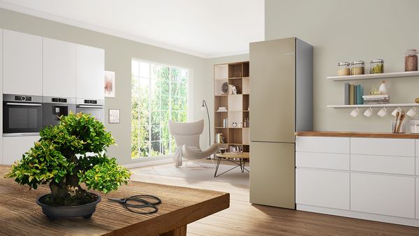 Spacious kitchen with multiple appliances