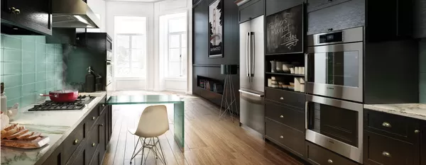 Bosch dark benchmark kitchen