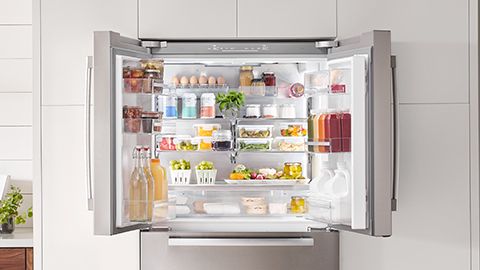 Bosch french door fridge open